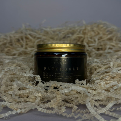 Свеча PATCHOULI в янтарном стекле